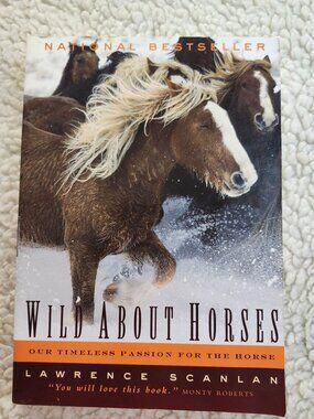 Wild About Horses Lawrence Scanlan Paperback Vintage Canada 1999 Horses Book